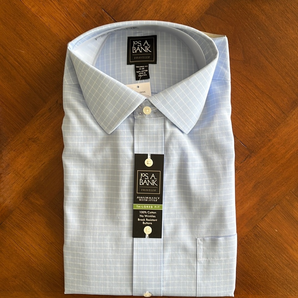 JOS. A BANK NWT tailored fit Traveler 17-35